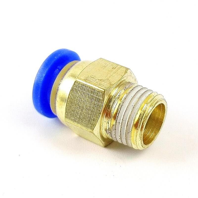 PC6 01 6mm Pneumatic Male Straight Connector